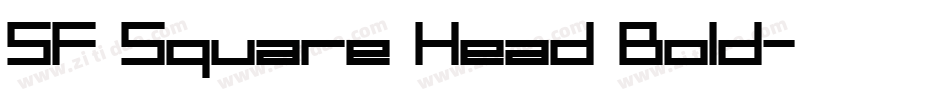 SF Square Head Bold字体转换